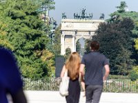 Der Arco della Pace (Friedensbogen) - Triumphbogen - im Bereich des Schlosses Datei: 2018 09 28-11 12 20 : Aktivitäten, Musikverein Jockgrim, VERWENDUNG, Vereinsausflug
